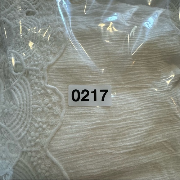 Cupshe  Lace Deep Plunge Maxi Dress Wedding Sleeveless Beach Sz Small - Picture 15 of 15